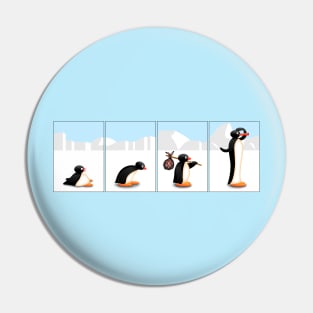 The penguin evolution Pin