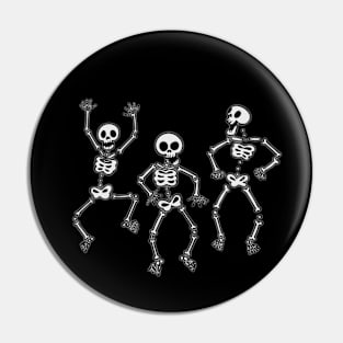 Dancing Skeletons Pin