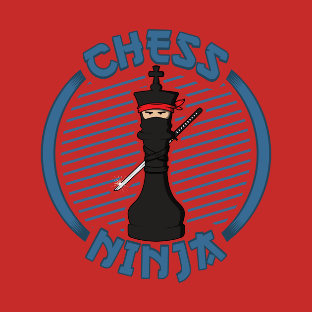 Chess Ninja Fighting King Figure by yeoys