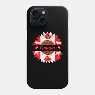 Home Canada Sunflower Independence Day Phone Case