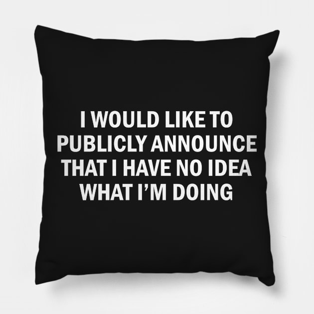 Geek Shirt - Basic Science Pillow by sillyslogans