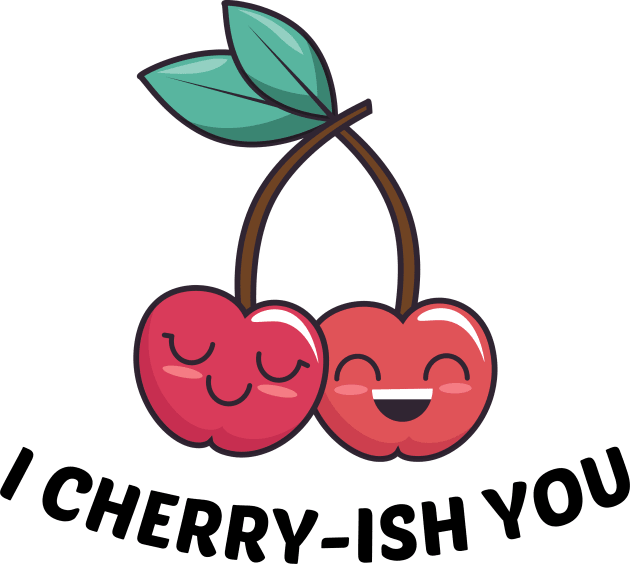 I Cherry-ish You - Cherry Pun Kids T-Shirt by Allthingspunny