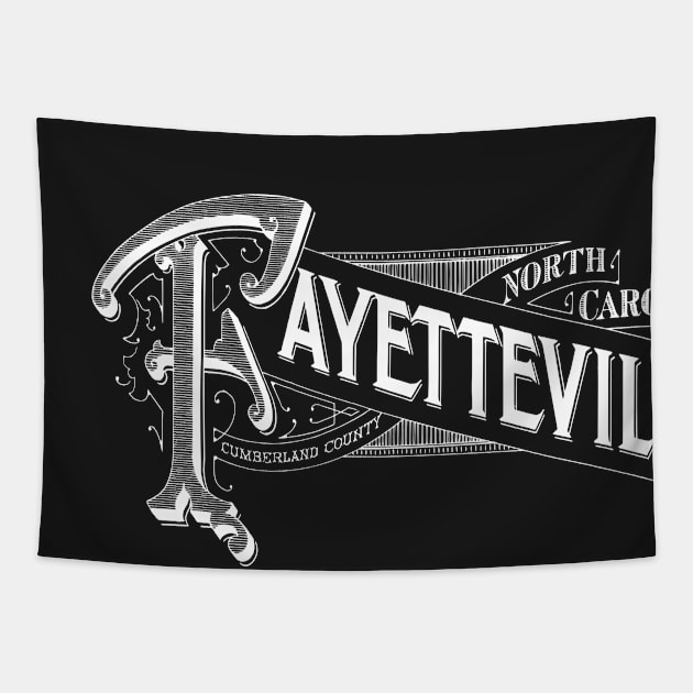 Vintage Fayetteville, NC Tapestry by DonDota