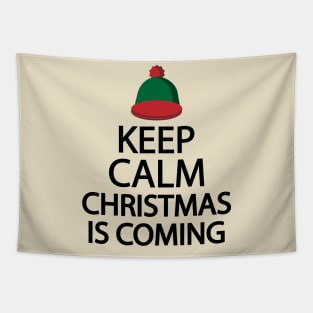 Keep calm Christmas is coming Tapestry