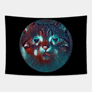 Daring mycat, revolution for cats Tapestry