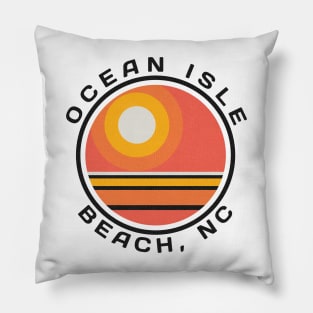 Ocean Isle Beach, NC Summertime Vacationing Sunrise Pillow