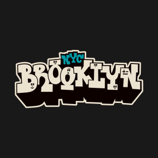 Brooklyn Block Letter Graffiti Tee - Urban Streetwear Apparel T-Shirt