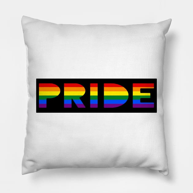 Pride (black) Pillow by bobdijkers