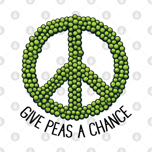 Give Peas A Chance by pixelmeplease