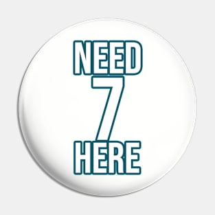 need 7 here - philadelphia Pin