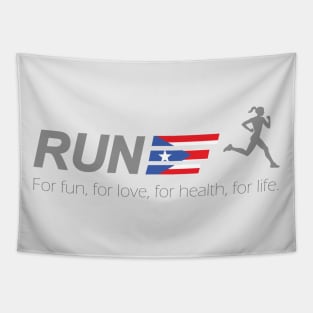 Run for life Puerto Rico Tapestry