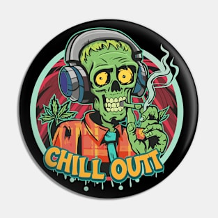 Undead Beats: The Hip-Hop Zombie Vibe Pin