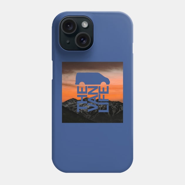 The Van Life Logo (mountain box cut out) Phone Case by The Van Life