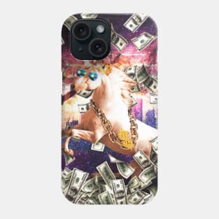 Bling Money Unicorn Thug Phone Case