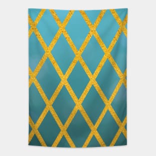 Pretty turquoise design Tapestry