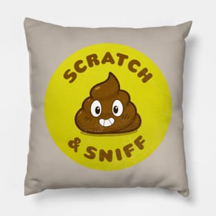 Scratch & Sniff Poo Pillow