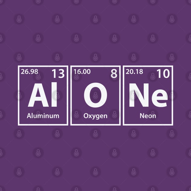 Alone (Al-O-Ne) Periodic Elements Spelling by cerebrands