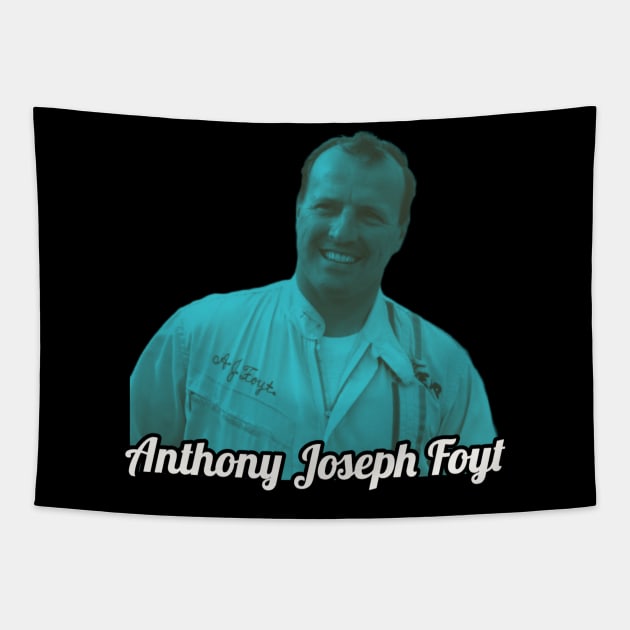 Retro Foyt Tapestry by Defective Cable 