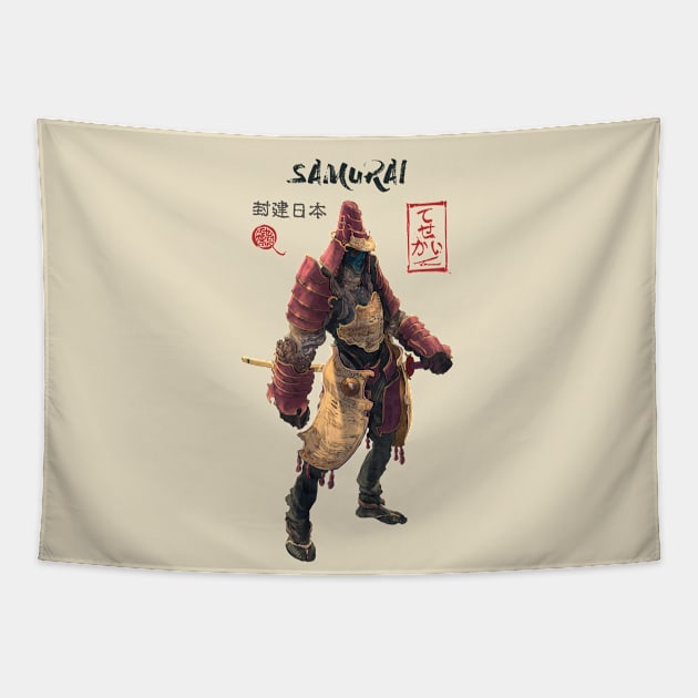 Samurai Tapestry by Tck