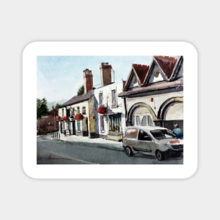 The Swan Inn Newport Shropshire England Magnet