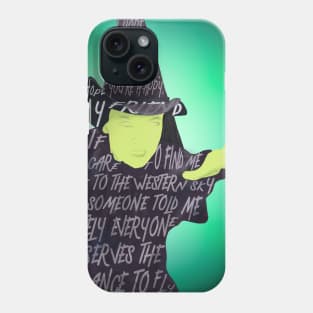 Elphaba is Defying Gravity Phone Case