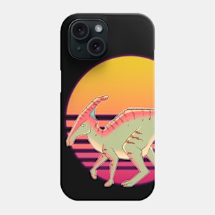 Parasaurolophus Sunset Phone Case