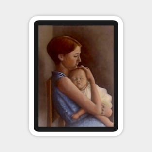 A mothers love - Oil painting by Avril Thomas - Adelaide / South Australia Artist Magnet