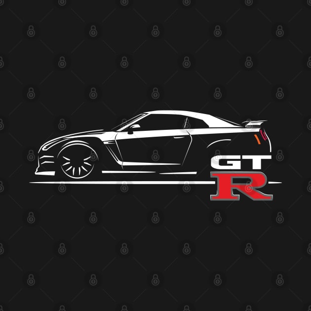 NISSAN GTR R35 SILHOUETTE