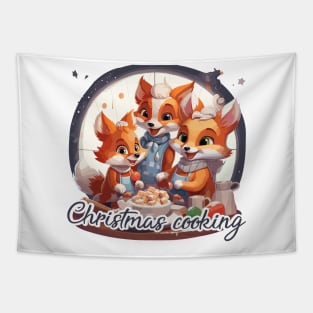 Christmas cooking Tapestry