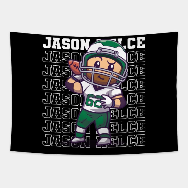 Jason Kelce Tapestry by Pandans