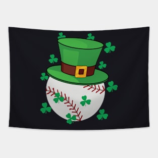 Basball Lovers - Basball Fan Funny St Patricks Day Tapestry