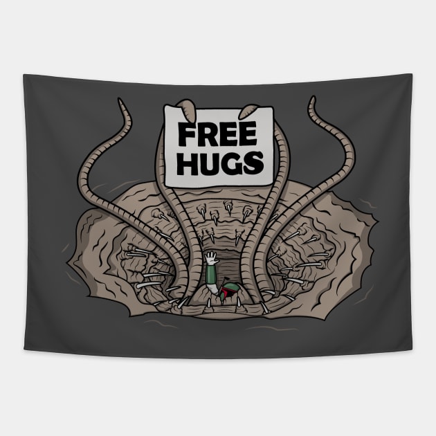 FREE HUGS Tapestry by Raffiti