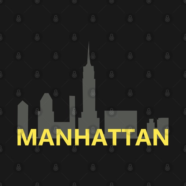 Manhattan skyline, New York City Aesthetic by Toozidi T Shirts