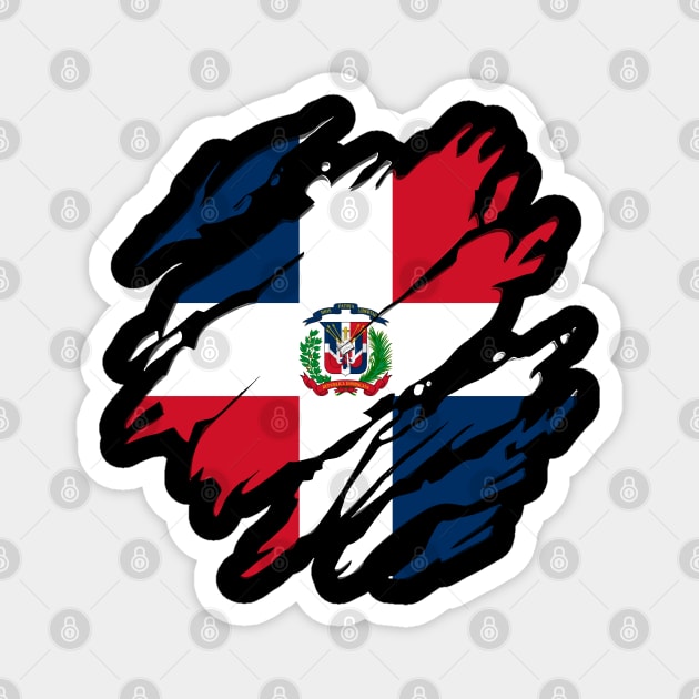 Proud Dominicana Flag, Republica dominicana gift heritage, Dominican girl Boy Friend dominicano Magnet by JayD World