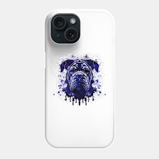 Mastiff Watercolor Stencil Phone Case