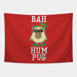 Bah Hum Pug - Fawn Tapestry