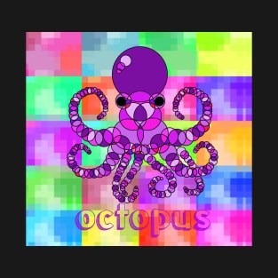 OCTOPUS UNDER THE PIXEL SEA T-Shirt