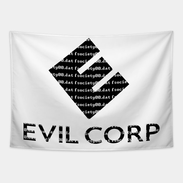 Mr. Robot Evil Corp fsociety00.dat Tapestry by CultureClashClothing