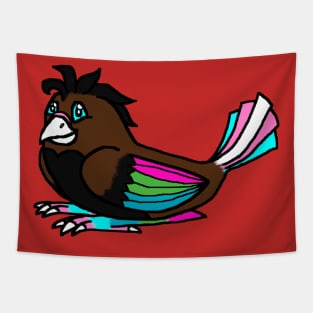 Polysexual Pride Bird Tapestry