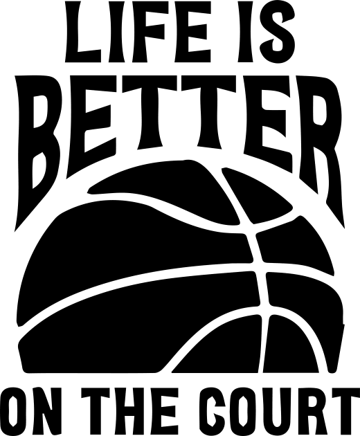 Life Is Better On The Court Kids T-Shirt by ActivLife