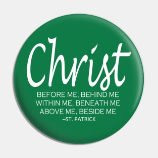 St. Patrick Breastplate Prayer Pin