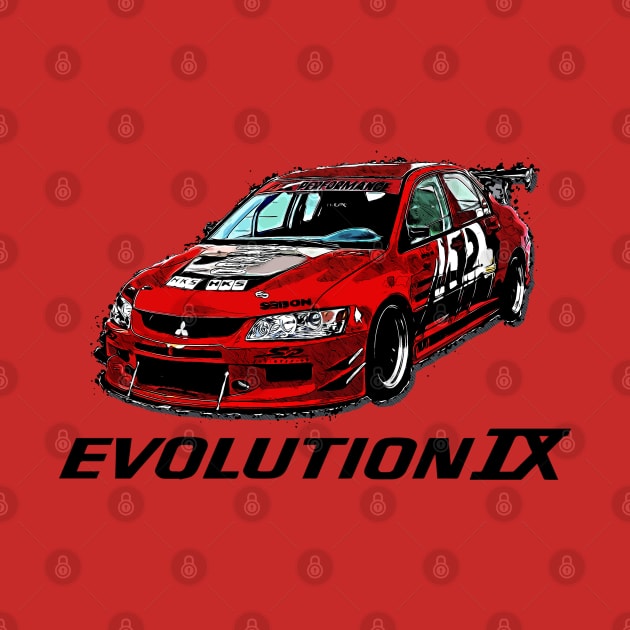 Mitsubishi Lancer Evo IX by RifkyAP28