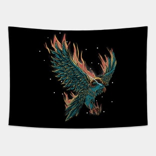 Fire Bird T-Shirt Tapestry