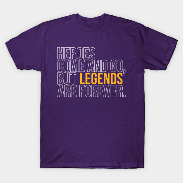 Front & back print - Legends are Forever - Kobe - T-Shirt Front & back print - Legends are Forever - Kobe - T-Shirt