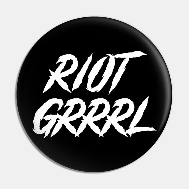 Riot Grrrl Pin by Rike Mayer