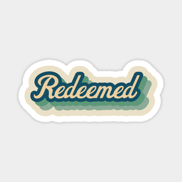 Redeemed Magnet by WLK ON WTR Designs