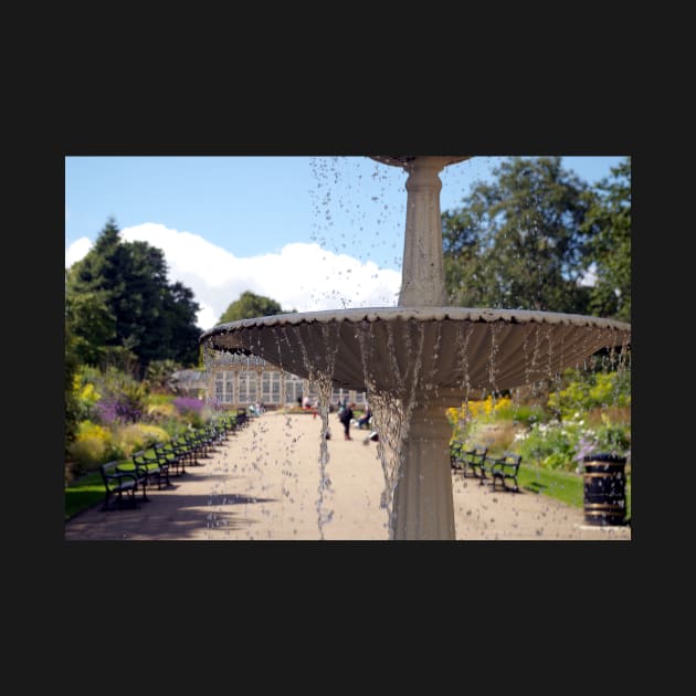 sheffield botanical gardens water fountain by Simon-dell