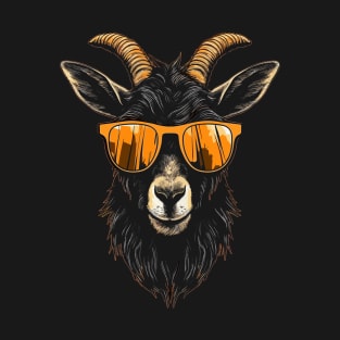 Cool Goat Sunglasses T-Shirt