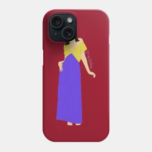 Drusilla BtVS Yellow and Blue Phone Case