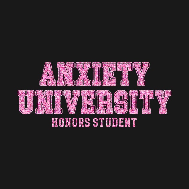 Anxiety University Honors Program Sweatshirt, Y2K Style University Sweatshirt, Mental Health Shirts, Anxiety Shirt, Gag Gift Shirt by Hamza Froug